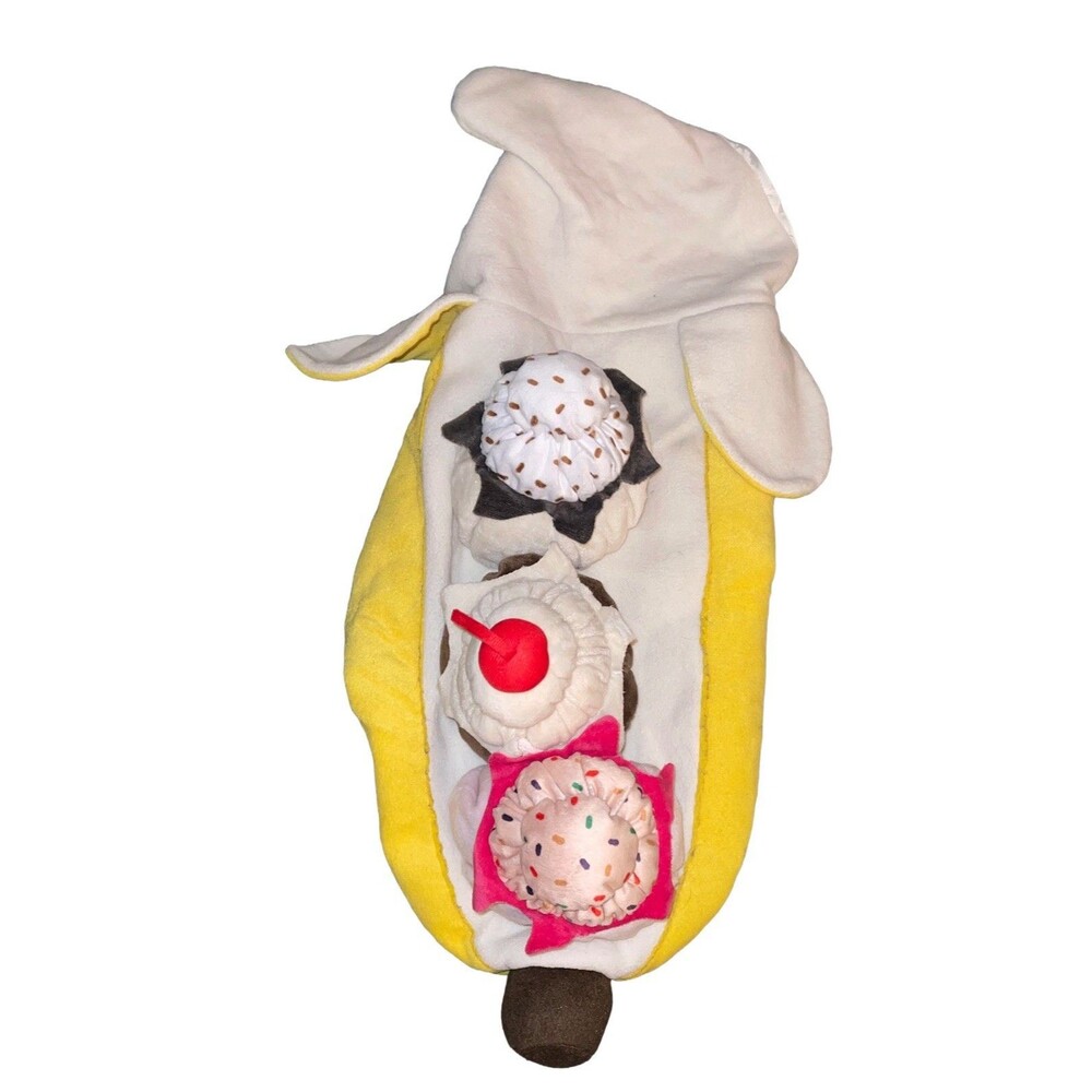 Dog Pet Moonlight Manor Brand Long Banana Split Halloween Costume